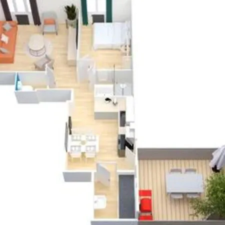The Terrace - Near Downtown - Bbq Apartment